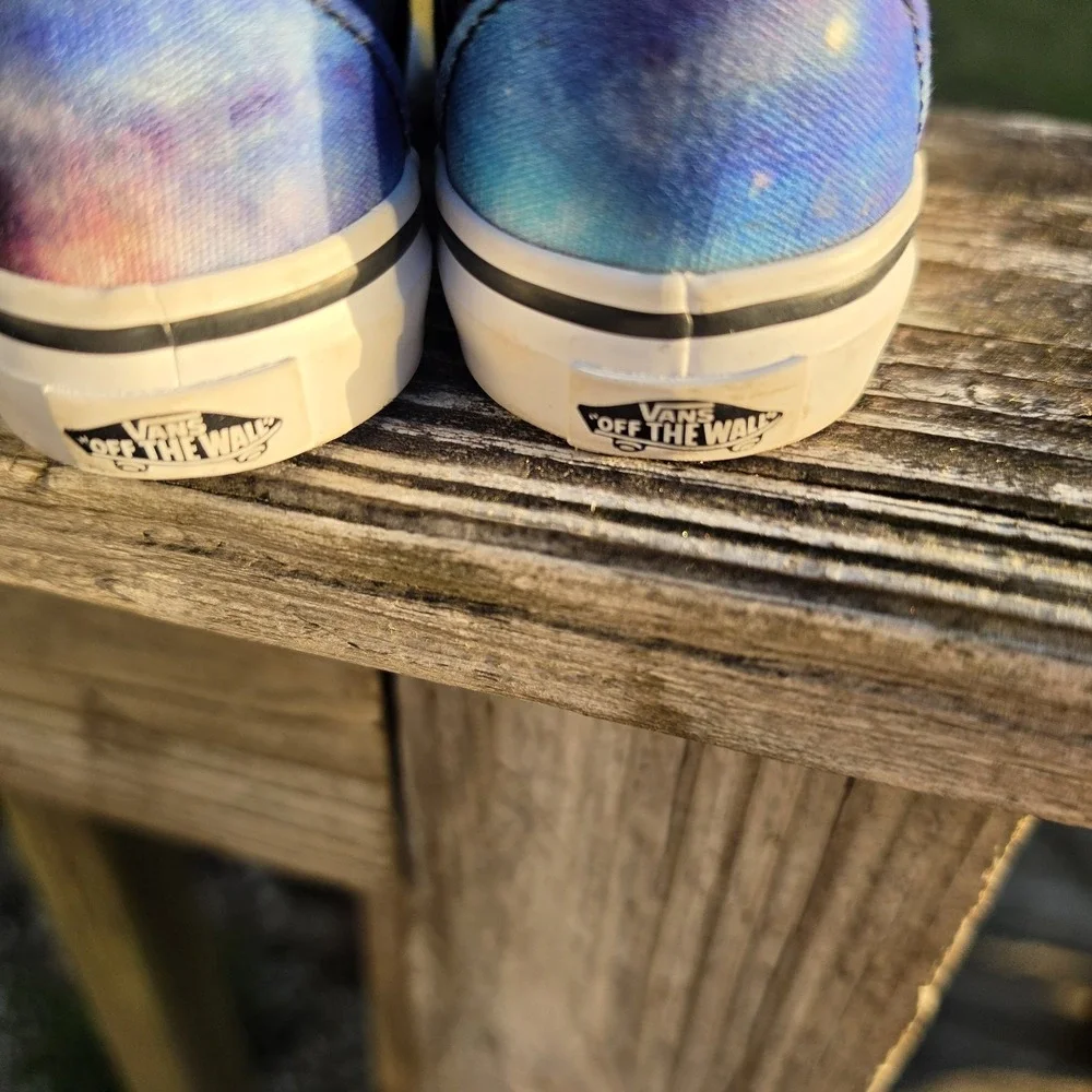 Vans Galaxy Slip Pull On Toddler Sneakers Shoes‎ Size 5 Little Man Style